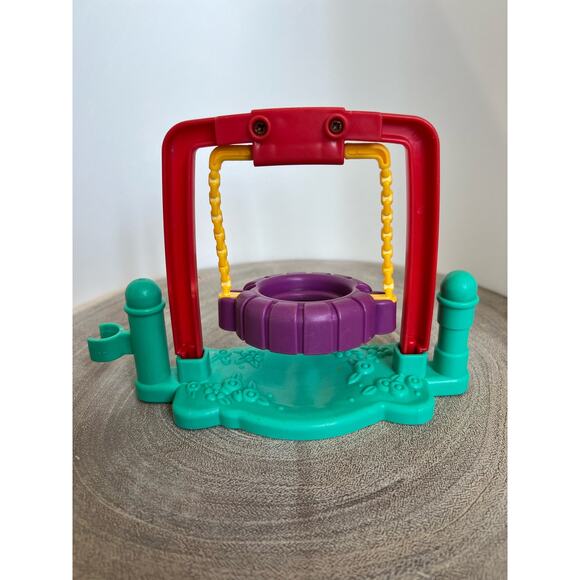 Fisher-Price Little People Replacement Tire Swing From Playground Purple Tire - Picture 1 of 3